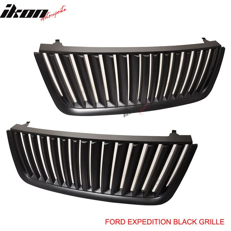 2003-2006Â Ford Expedition Front Upper Vertical Grille Unpainted ABS