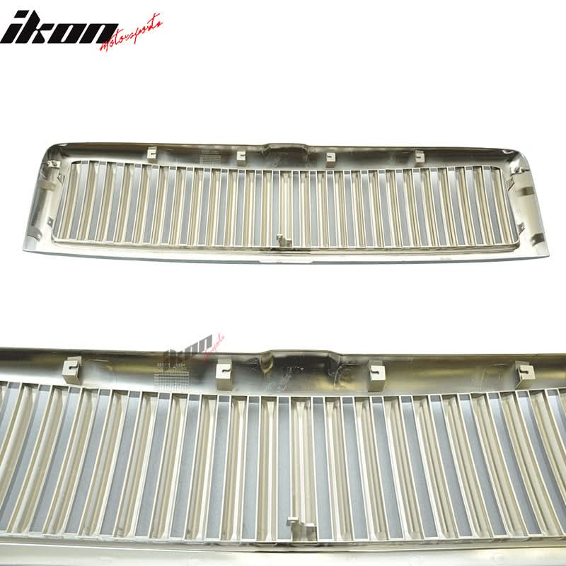 1994-2002 Dodge Ram 1500 2500 3500 Chrome Vertical Grille Unpainted