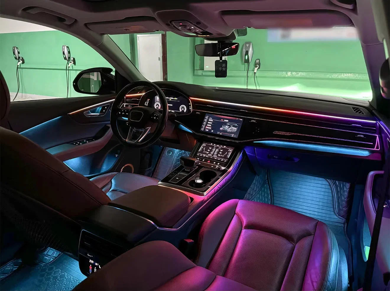 Audi Q8 Interior 64-Color Symphony Active LED Ambient Light Kit 2018 - 2024