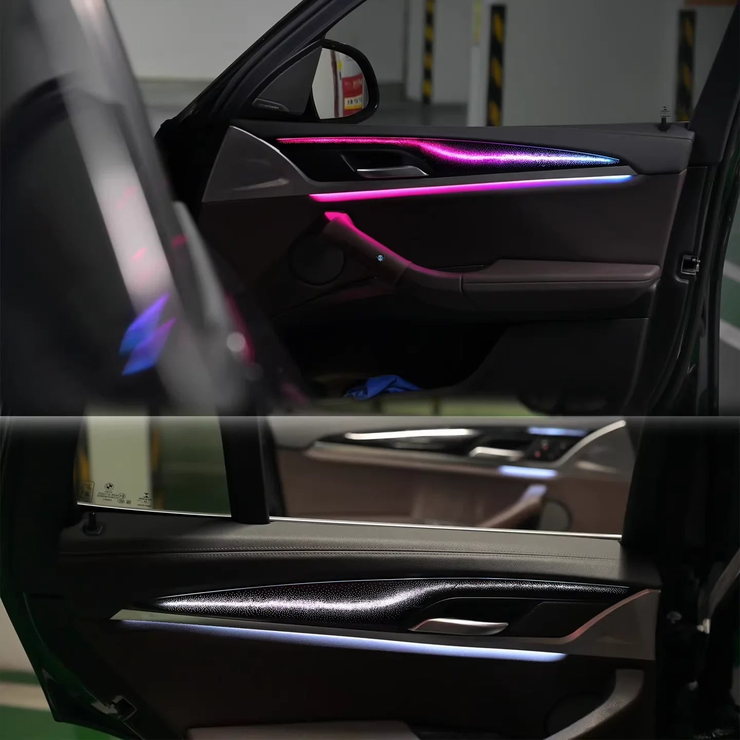 BMW X3 G01 / F97 / X4 G02 / F98 SUV Interior 64-Color LED Ambient Light Kit 2018 - 2024