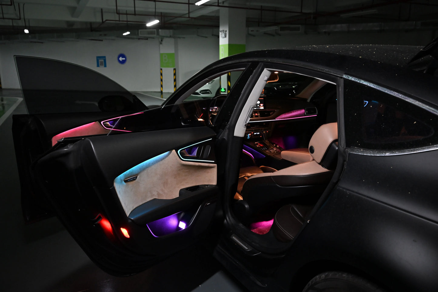 Audi A7 C7 Interior 64-Color Symphony LED Ambient Light Kit 2011 - 2018