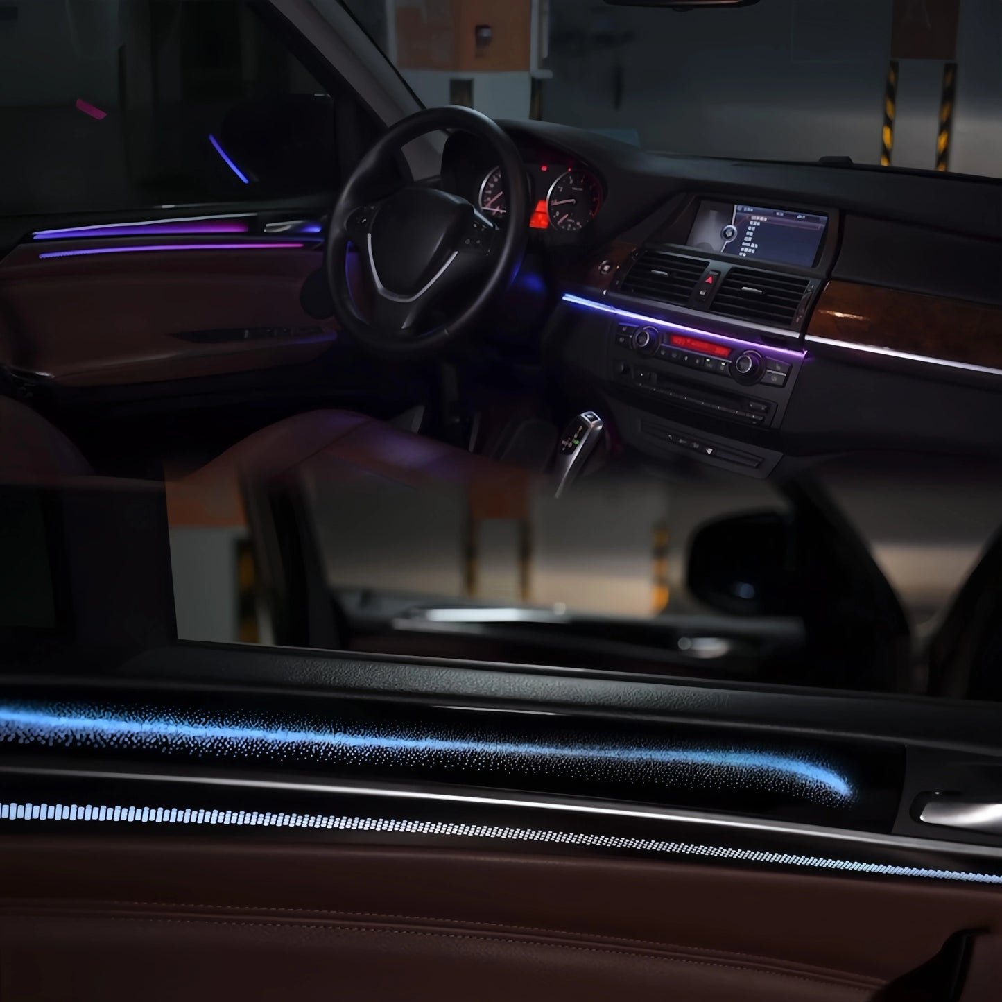 BMW X5 E70 Interior 64-Color Galaxy Style LED Ambient Light Kit 2008 - 2013