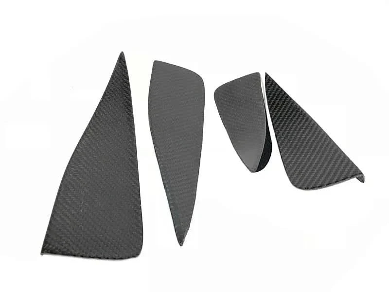 Audi A3 S-Line / S3 Sedan (2017-2019) Carbon Fiber Front Bumper Canards – Facelift Aero Splitter Set (4PC)
