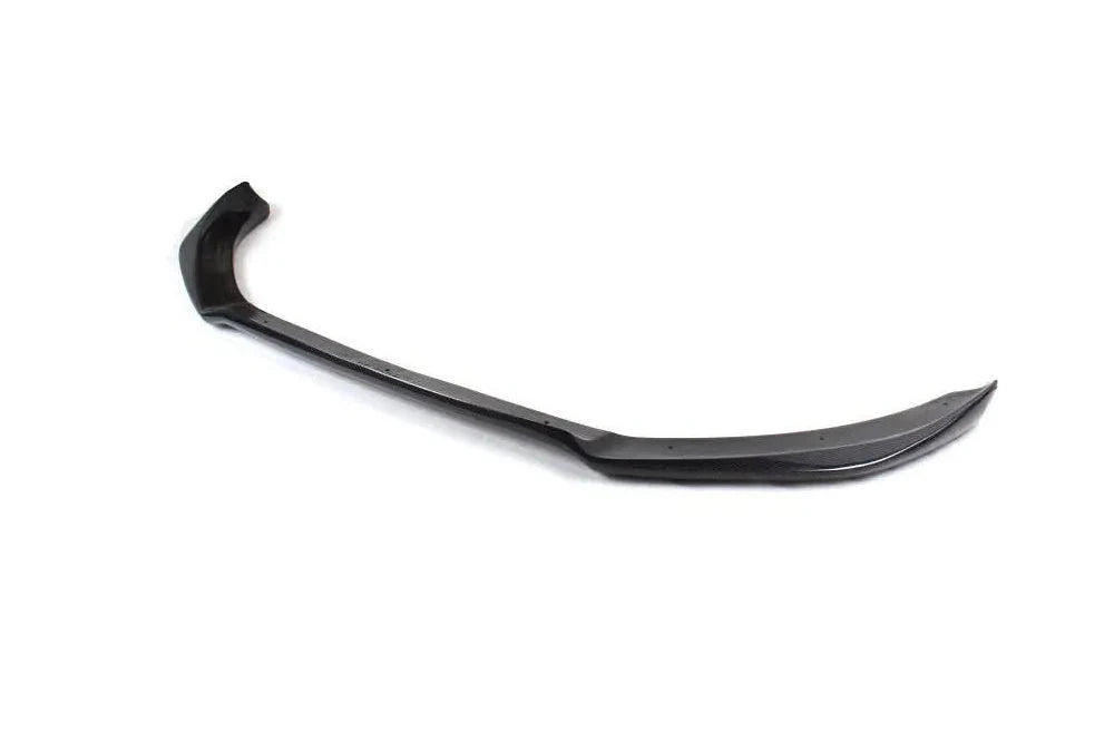 Audi A4 B8 Carbon Fiber Gloss Black Front Bumper Lip 2013 - 2015