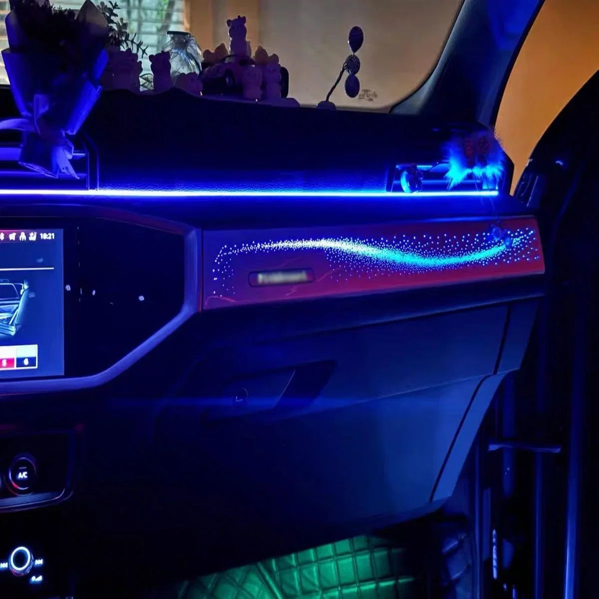 Audi Q3 Interior 64-Color Dynamic LED Ambient Light Kit 2019 - 2024