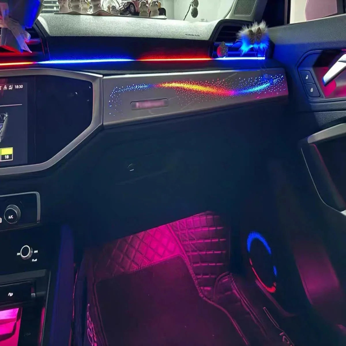 Audi Q3 Interior 64-Color Dynamic LED Ambient Light Kit 2019 - 2024