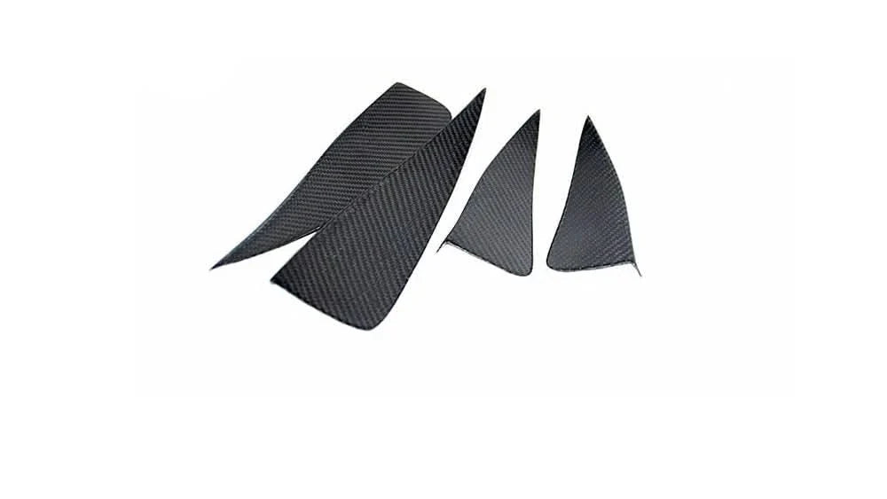 Audi A3 S-Line / S3 Sedan (2017-2019) Carbon Fiber Front Bumper Canards – Facelift Aero Splitter Set (4PC)