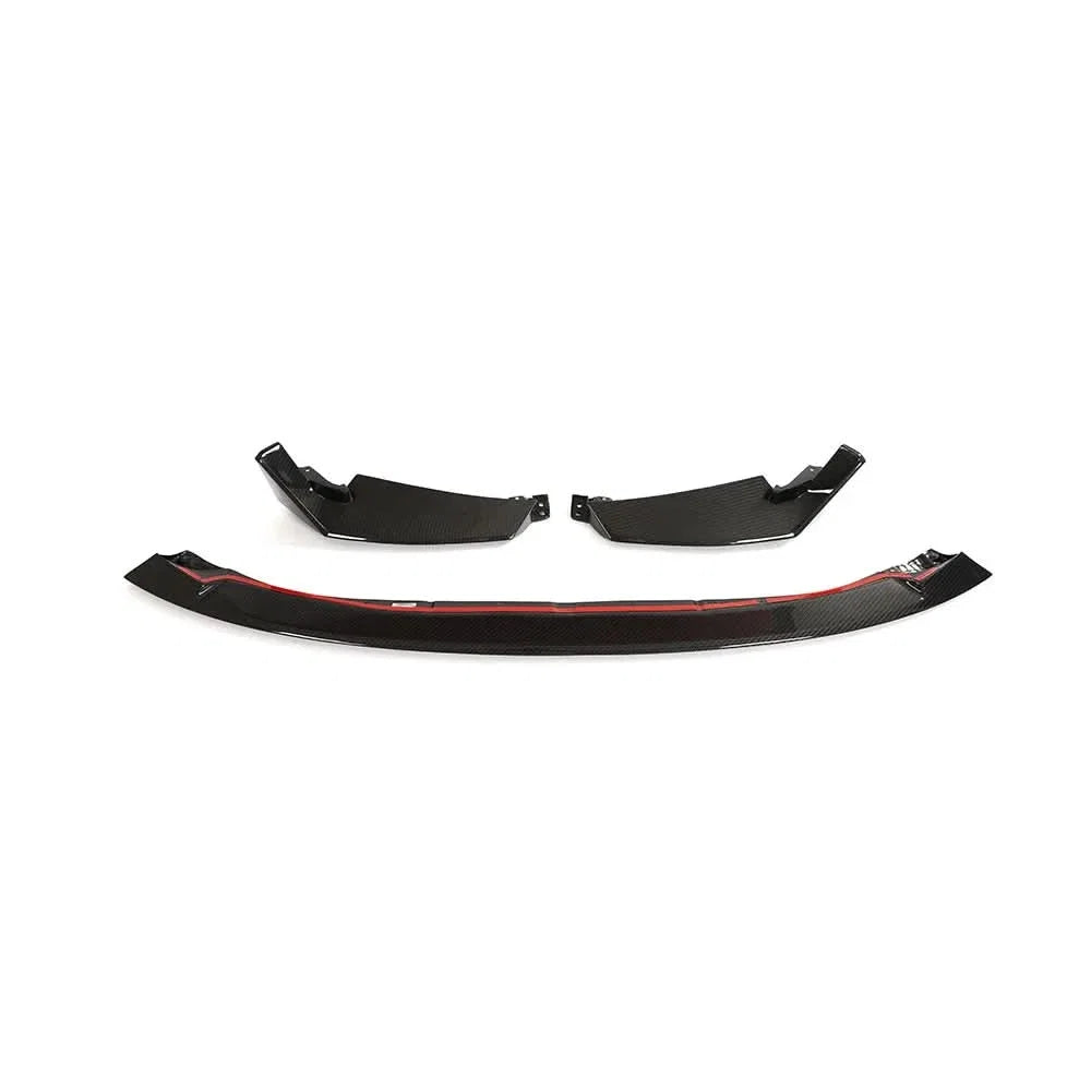 Dry Carbon Fiber CSL Style Front Splitter (3PC) – BMW G80 M3 & G82/G83 M4 (2021+)
