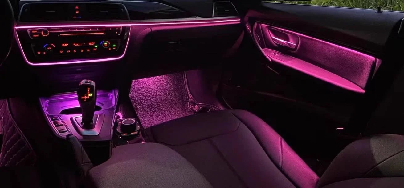 BMW 3 Series F30 / F31 / F35 Interior 64-Color Symphony LED Ambient Light Kit 2013 - 2019