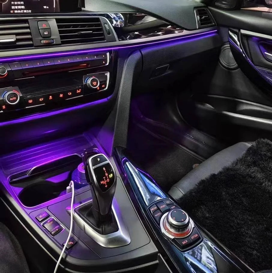 BMW 3 Series F30 / F31 / F35 Interior 64-Color Symphony LED Ambient Light Kit 2013 - 2019