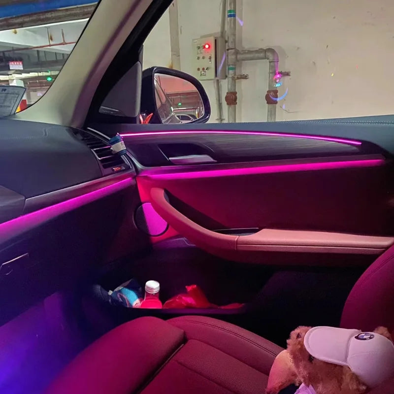 BMW X3 G01 / X4 G02 / G08 Interior 64-Color Symphony Rainbow LED Ambient Light Kit 2018 - 2024