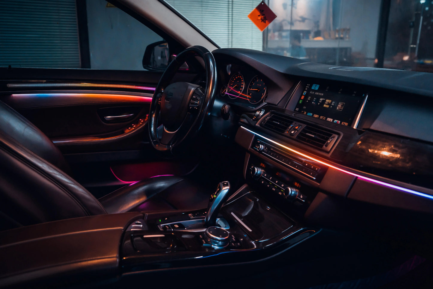 BMW 5 Series F10 / F11 / F18 Interior 64-Color Dynamic LED Ambient Light Kit with Music Sync 2010 - 2018