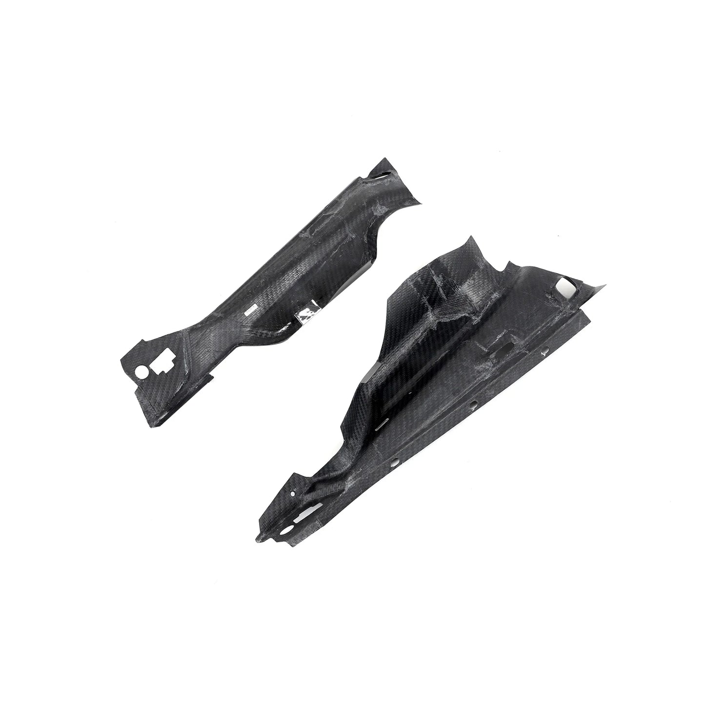 Audi R8 V10 4S Dry Carbon Fiber Engine Bay Covers – 2 Piece Kit (2017–2023)