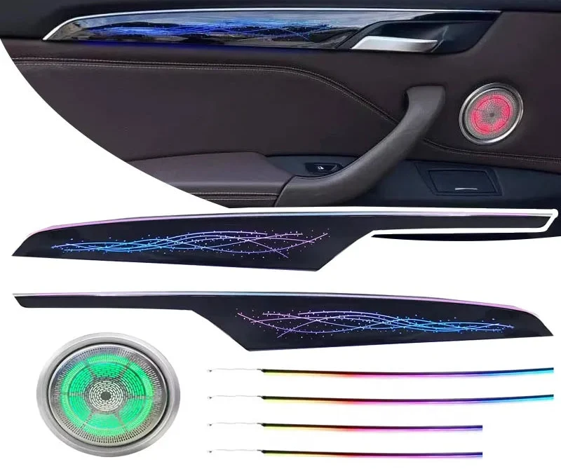 BMW X1 F48 / X2 F49 Interior 64-Color Symphony Starry Sky LED Ambient Light Ribbon Kit 2016 - 2022