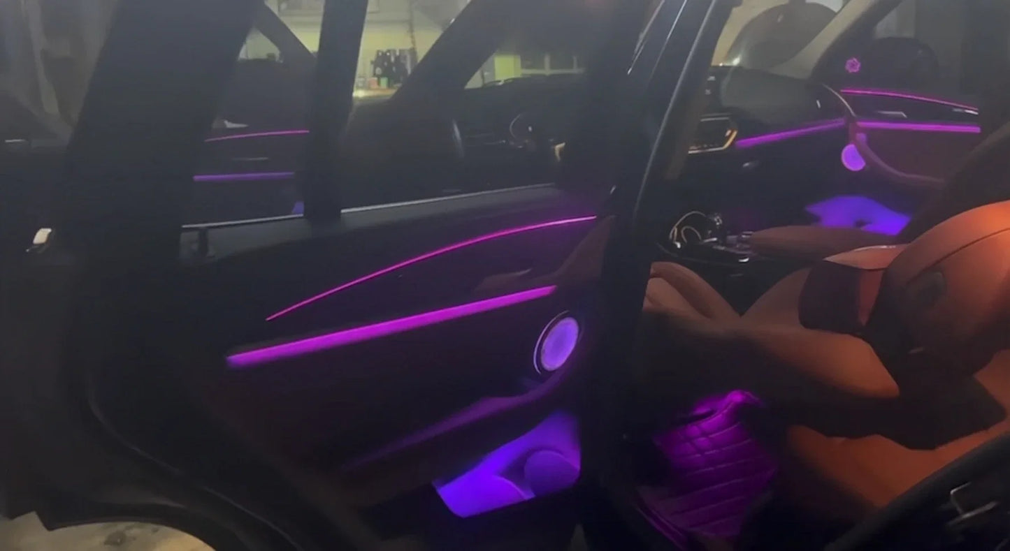 BMW X3 G01 / X4 G02 / G08 Interior 64-Color Symphony Rainbow LED Ambient Light Kit 2018 - 2024