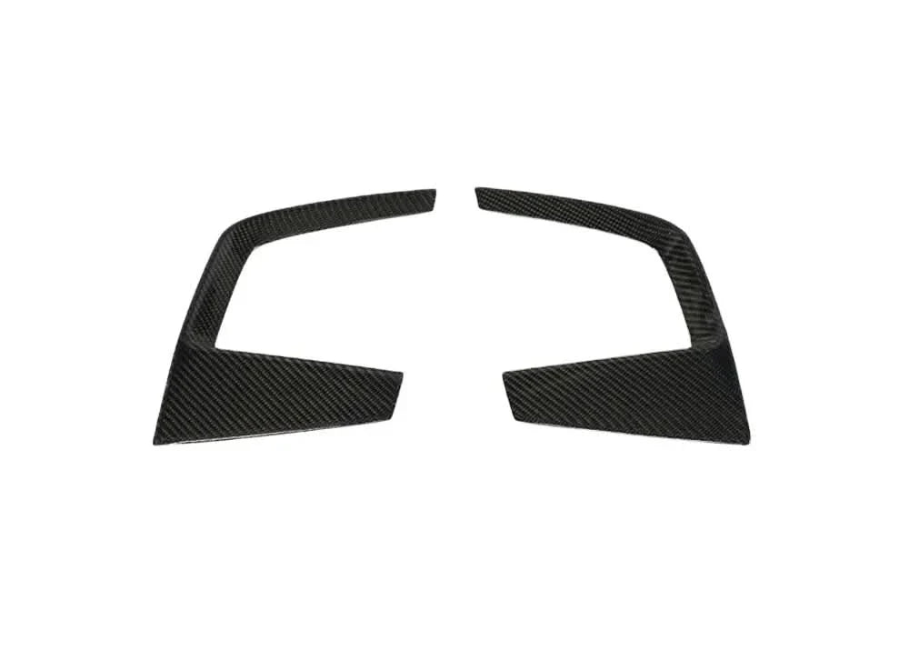 Audi A4 B9 S-Line / S4 B9 (2017-2019) Carbon Fiber Front Fog Vent Trims – 2PC B Style Accent Kit