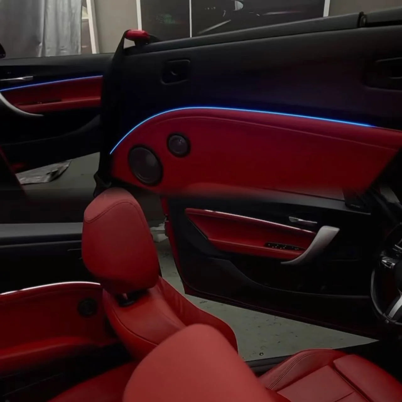 BMW 2 Series F22 Interior 64-Color LED Ambient Light Kit with Speaker Cover 2014 - 2020