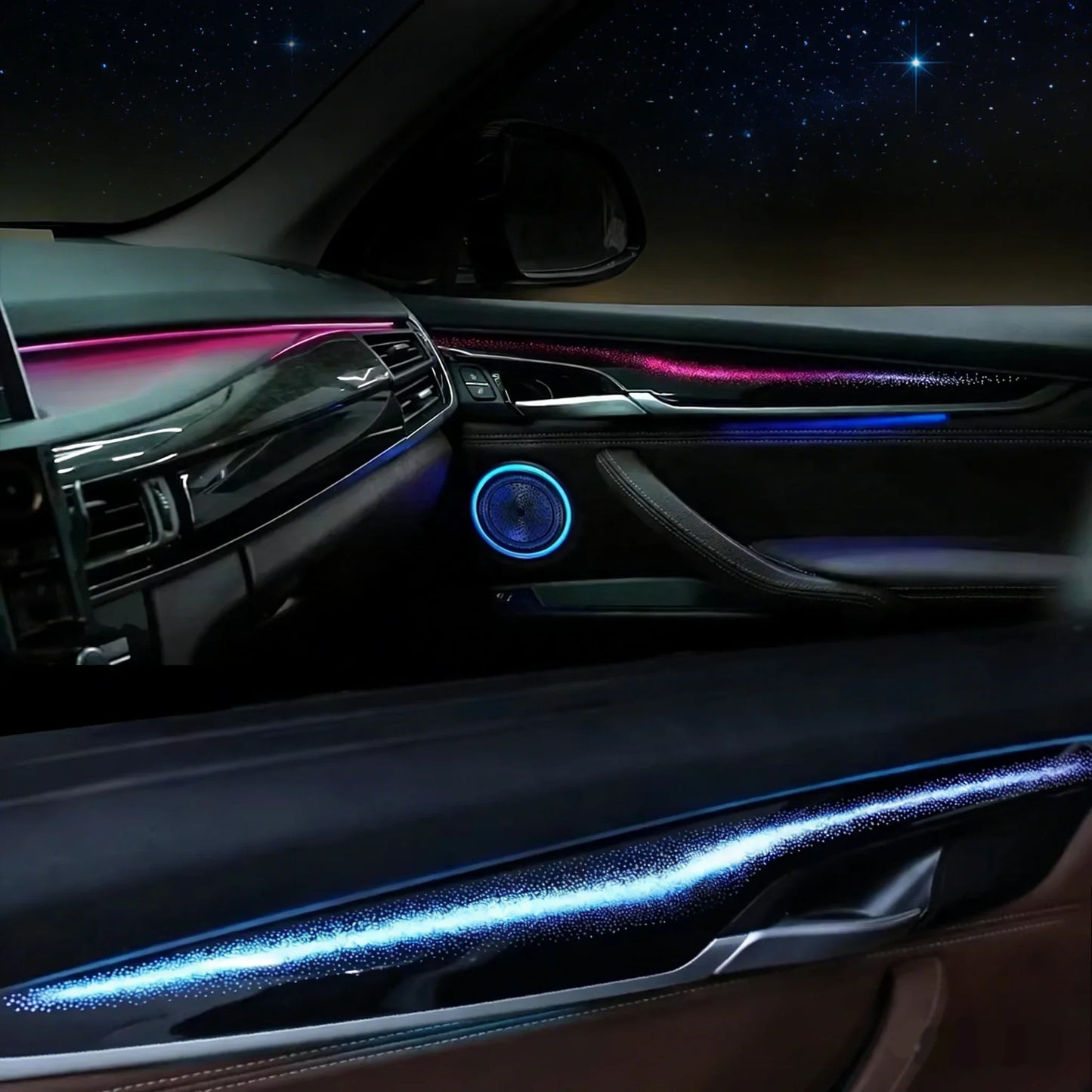 BMW X5 F15 / X6 F16 Interior 64-Color Galaxy LED Ambient Light Kit 2014 - 2018