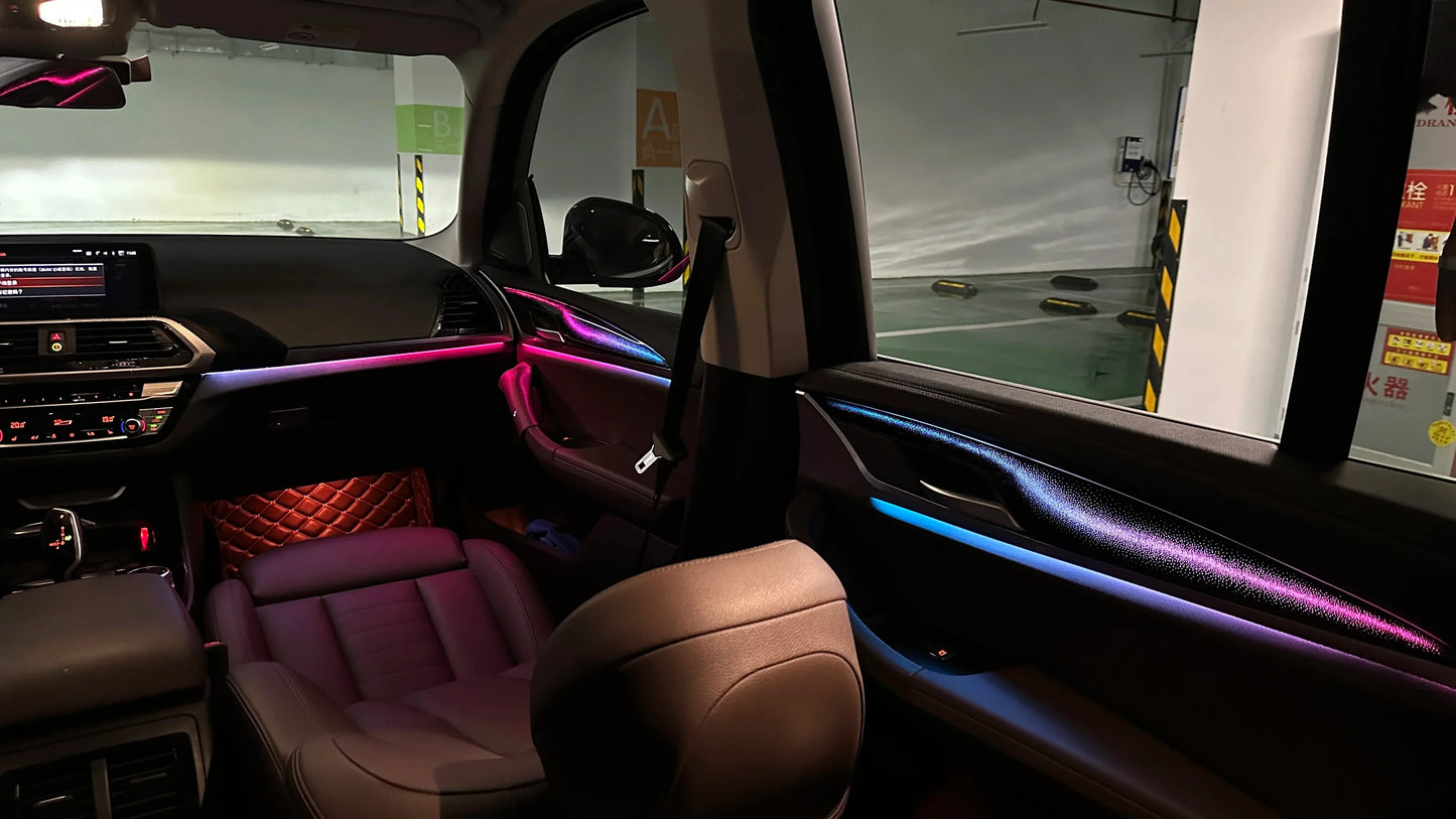 BMW X3 G01 / X4 G02 Interior 64-Color Galaxy Style LED Ambient Light Kit 2018 - 2023
