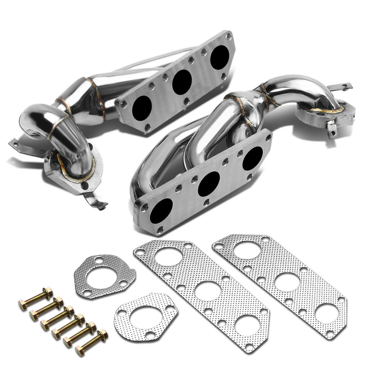 1997-2005 Audi 2.7L B5 C5 Bi-Turbo Stainless Steel Header