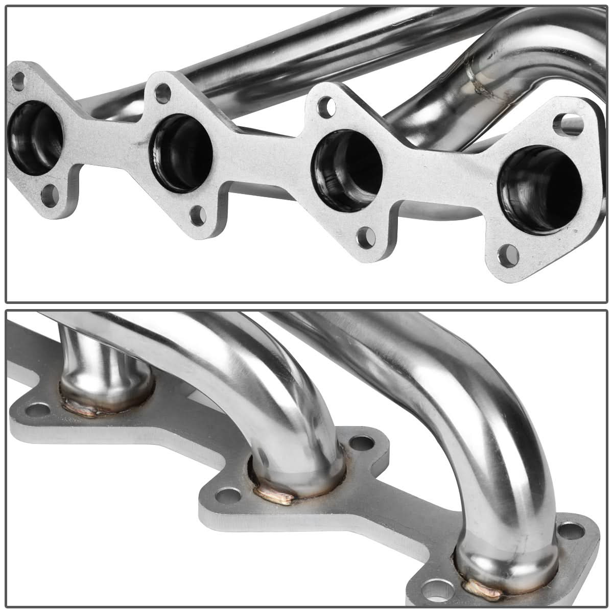 2000-2003 Dodge Pickup Shorty Style Header Stainless Steel