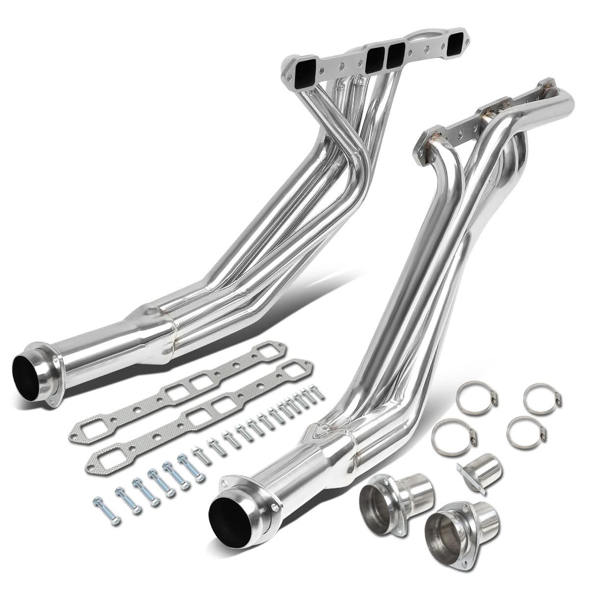 1977-1978 Dodge B200 B300 D150 D200 Long Tube Headers Stainless Steel