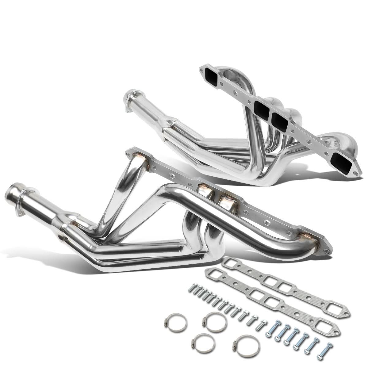 1977-1978 Dodge B200 B300 D150 D200 Long Tube Headers Stainless Steel