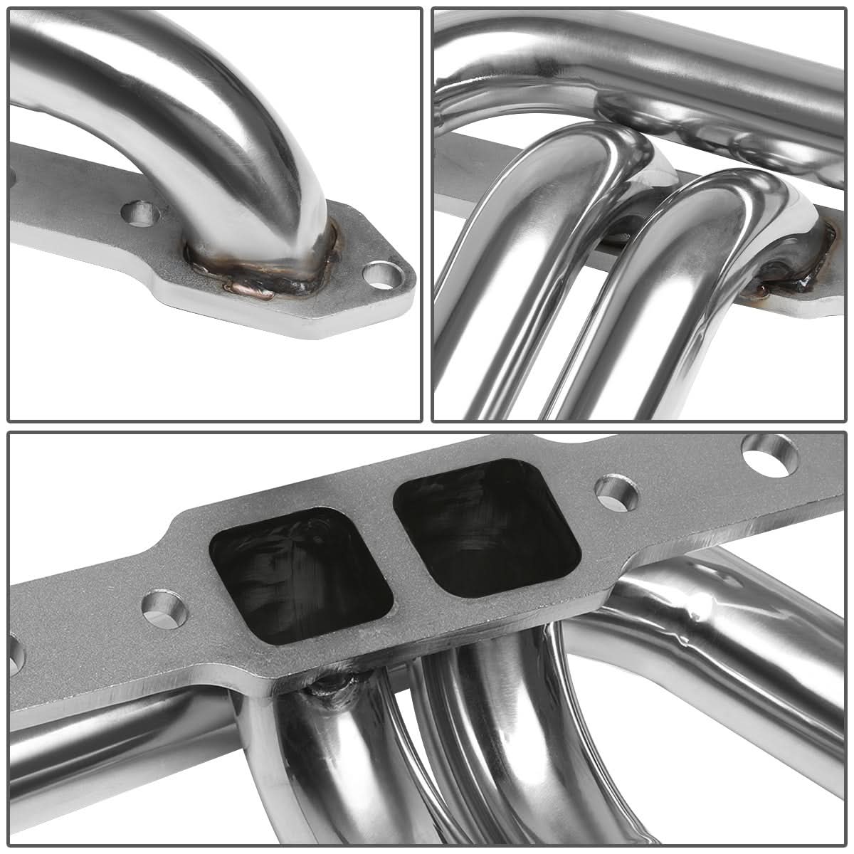 1977-1978 Dodge B200 B300 D150 D200 Long Tube Headers Stainless Steel