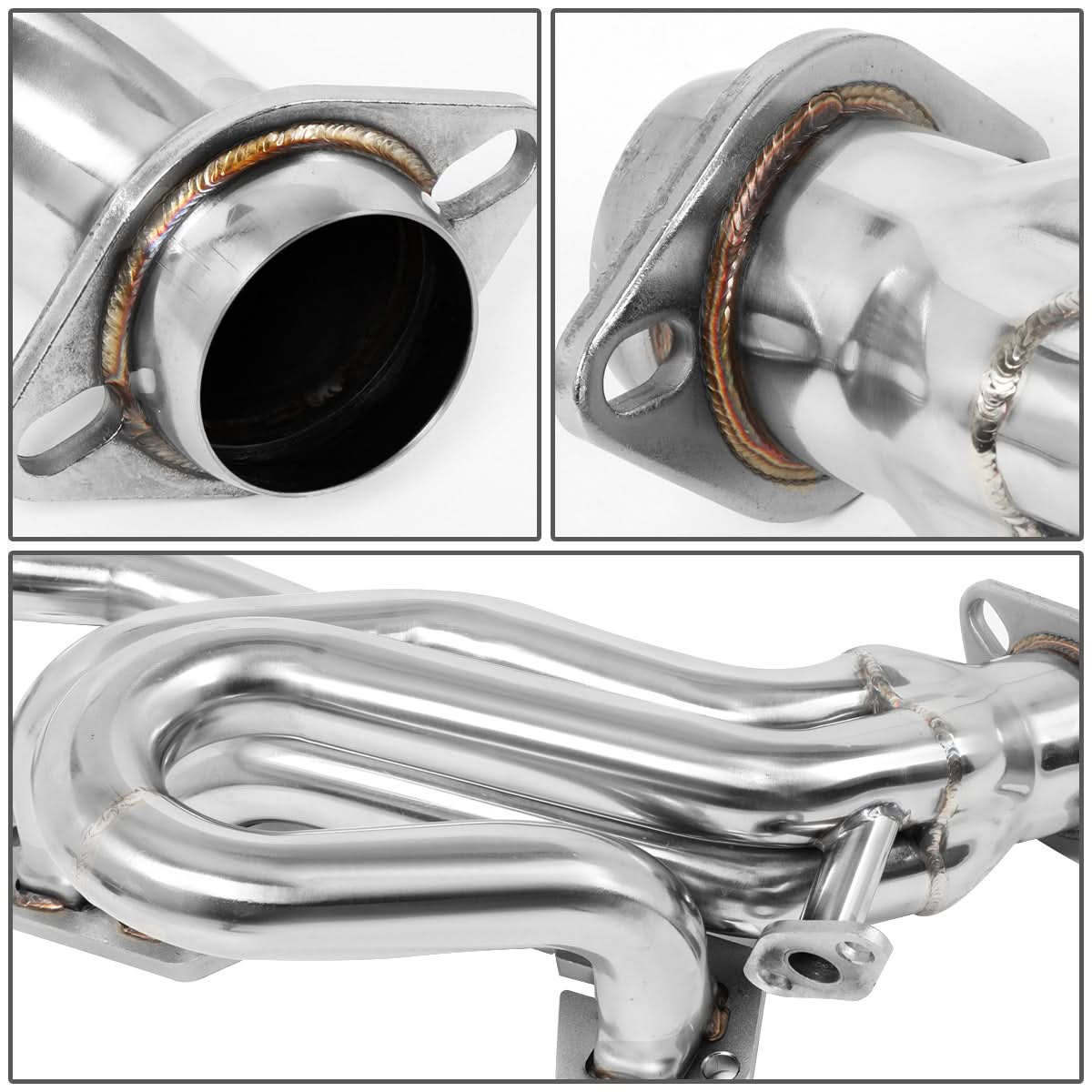 92-95 Dodge Dakota & Ram Shorty Style Header Stainless Steel