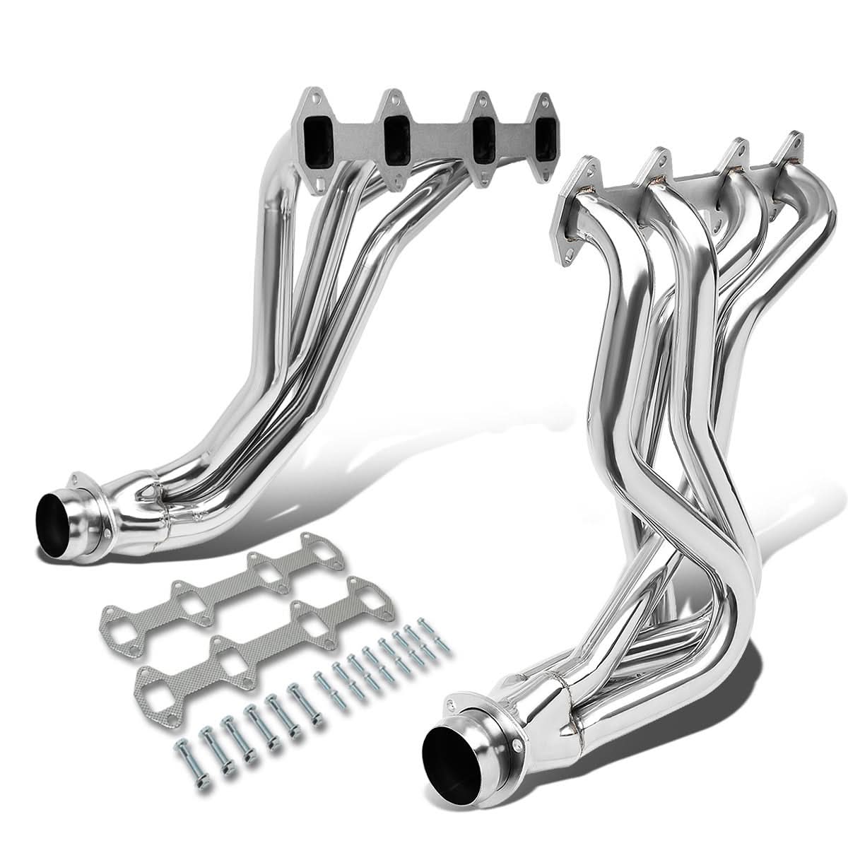66-76 Ford F-100 F-150 F-250 V8 352-390 FE 4WD Long Tube Headers Stainless Steel