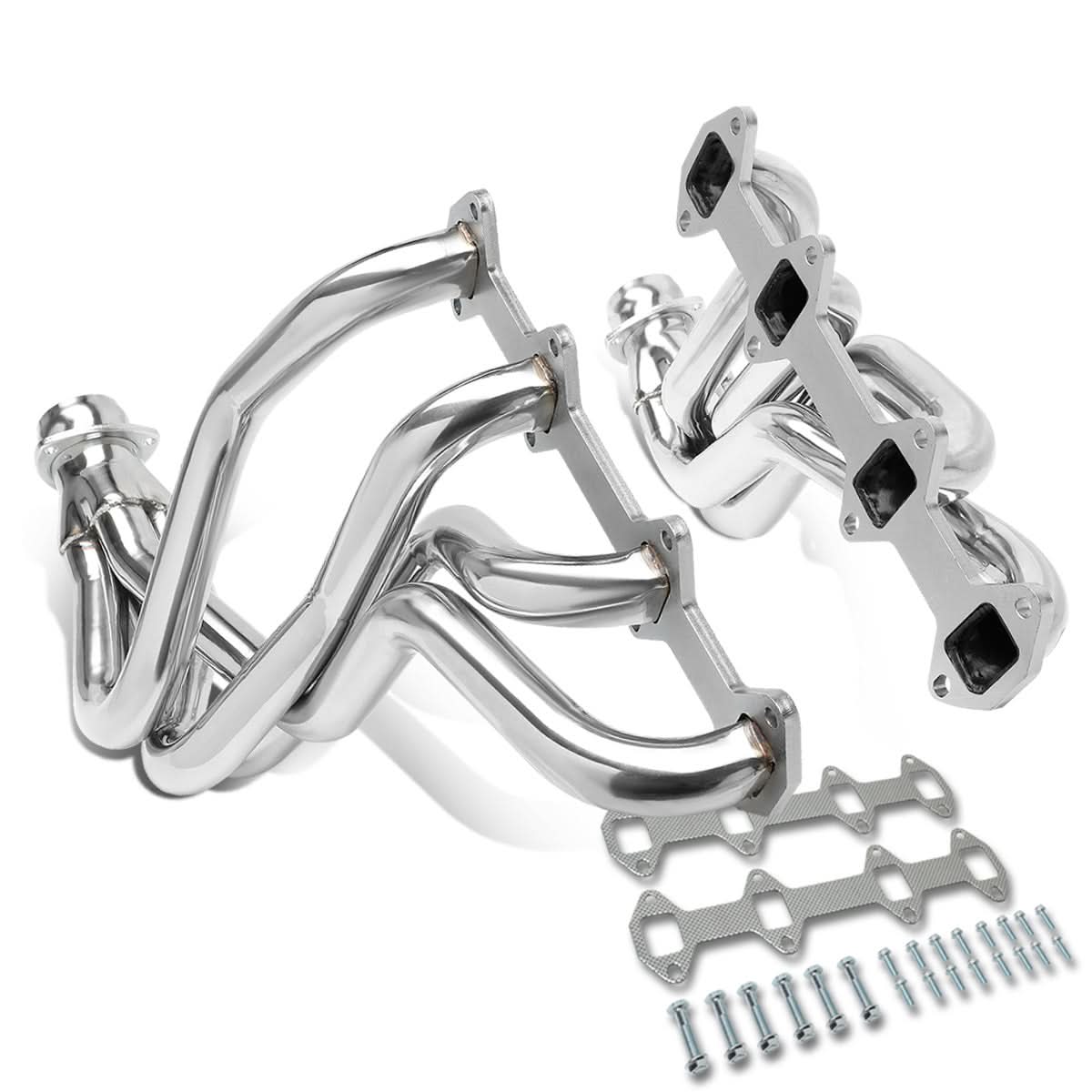 66-76 Ford F-100 F-150 F-250 V8 352-390 FE 4WD Long Tube Headers Stainless Steel