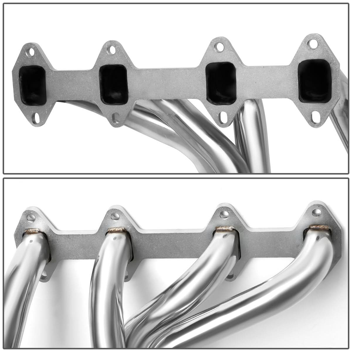 66-76 Ford F-100 F-150 F-250 V8 352-390 FE 4WD Long Tube Headers Stainless Steel