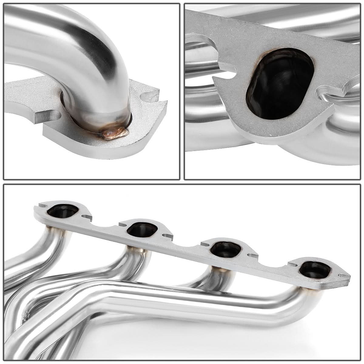 83-87 Ford F-250 F-350 7.5L V8 Long Tube Headers Stainless Steel