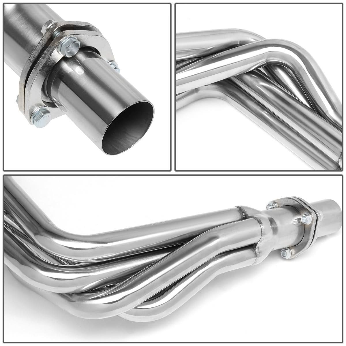 80-82 Ford F-150 F-250 F-350 5.8L 6.6L V8 Long Tube Header Stainless Steel