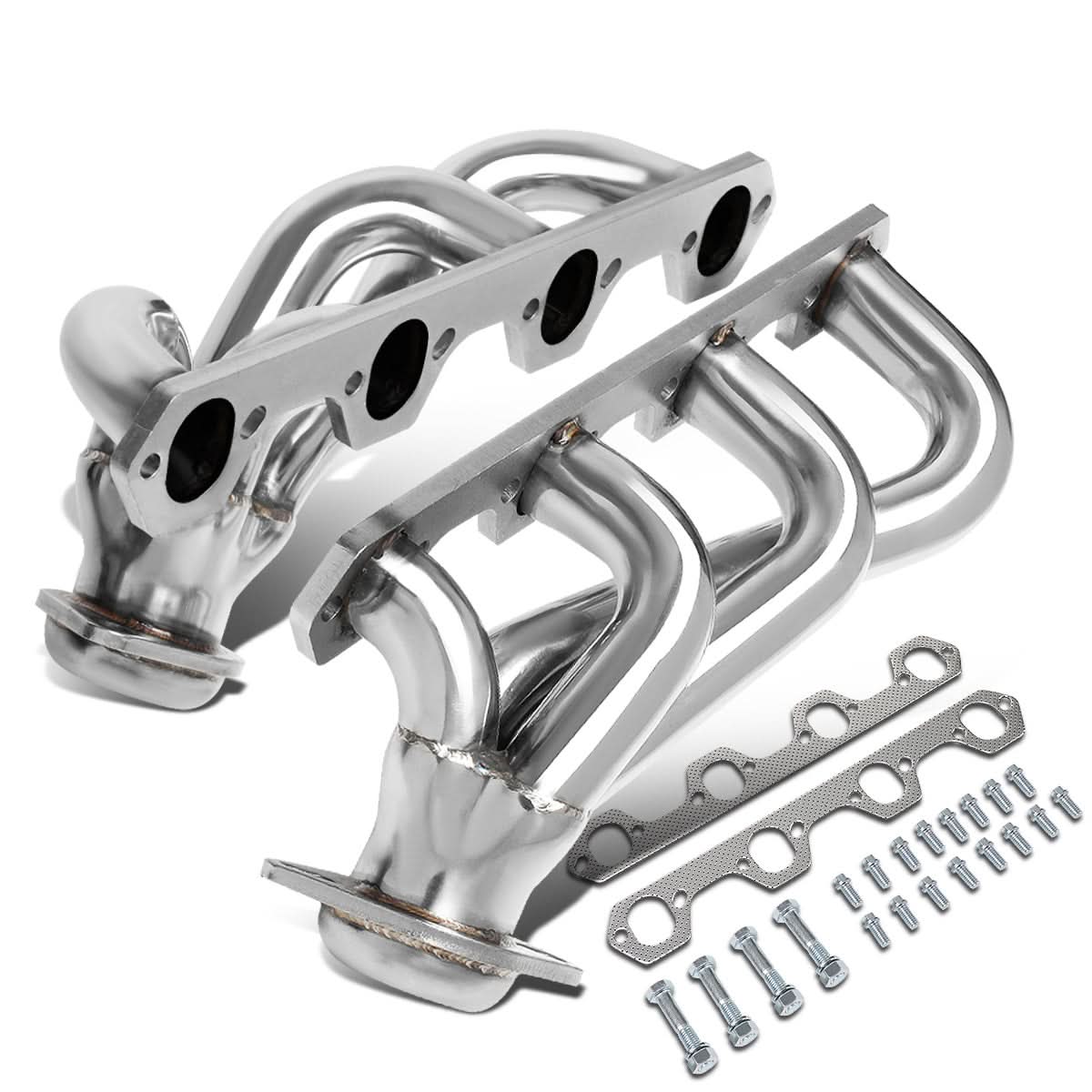 87-95 Ford Bronco F-150 F-250 5.0L V8 Long Tube Headers Stainless Steel