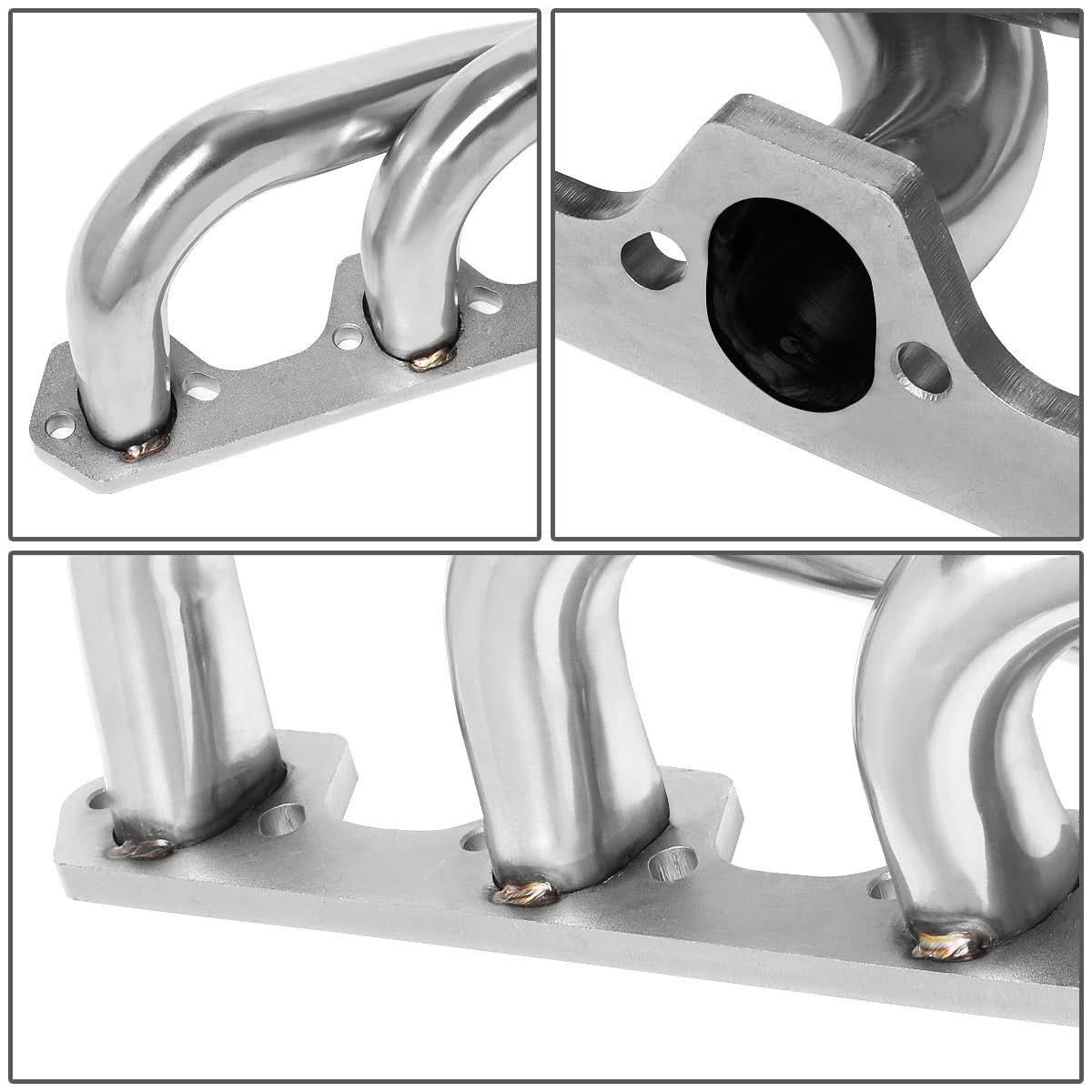 87-95 Ford Bronco F-150 F-250 5.0L V8 Long Tube Headers Stainless Steel