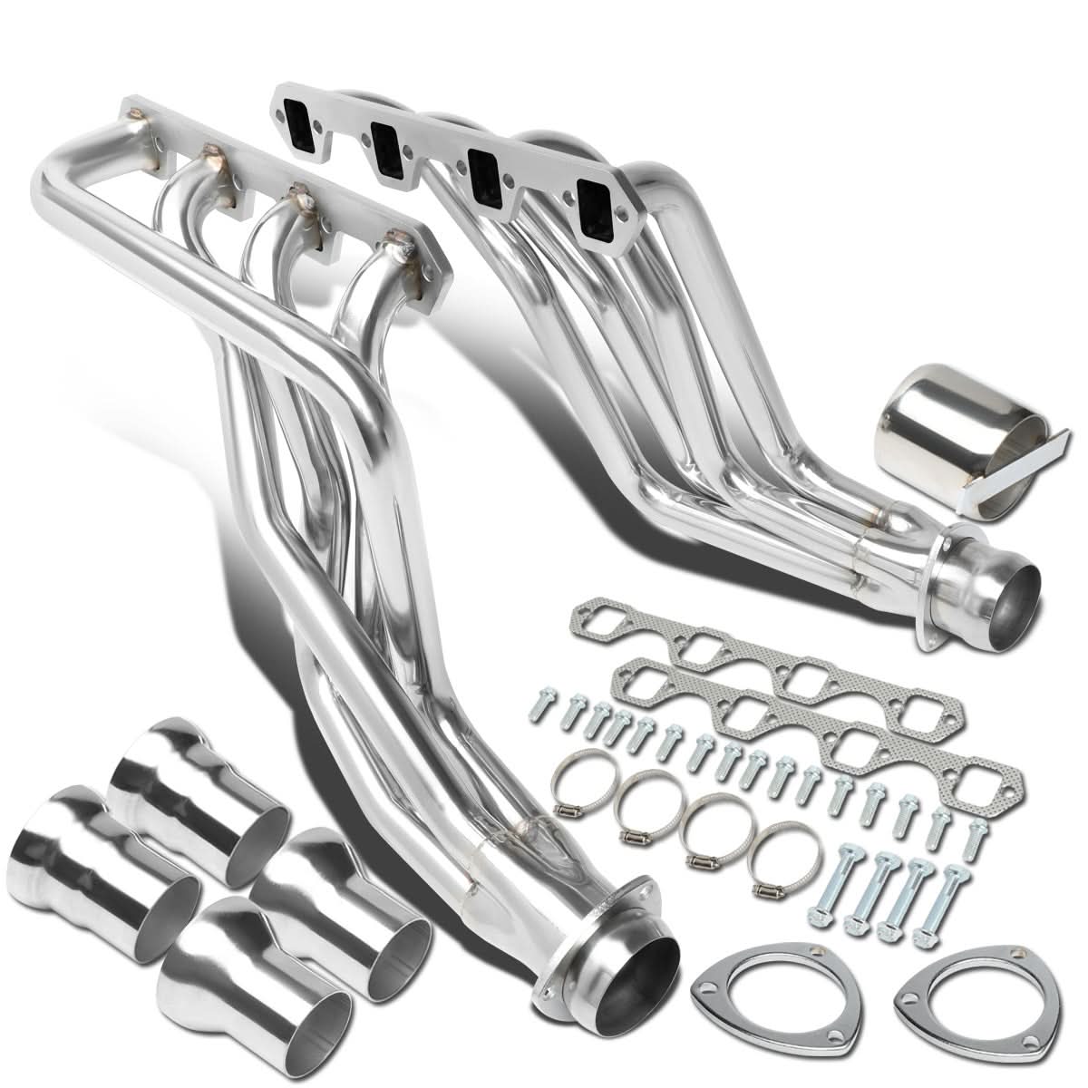 80-96 Ford F-150 F-250 F-350 Bronco Long Tube Header Stainless Steel