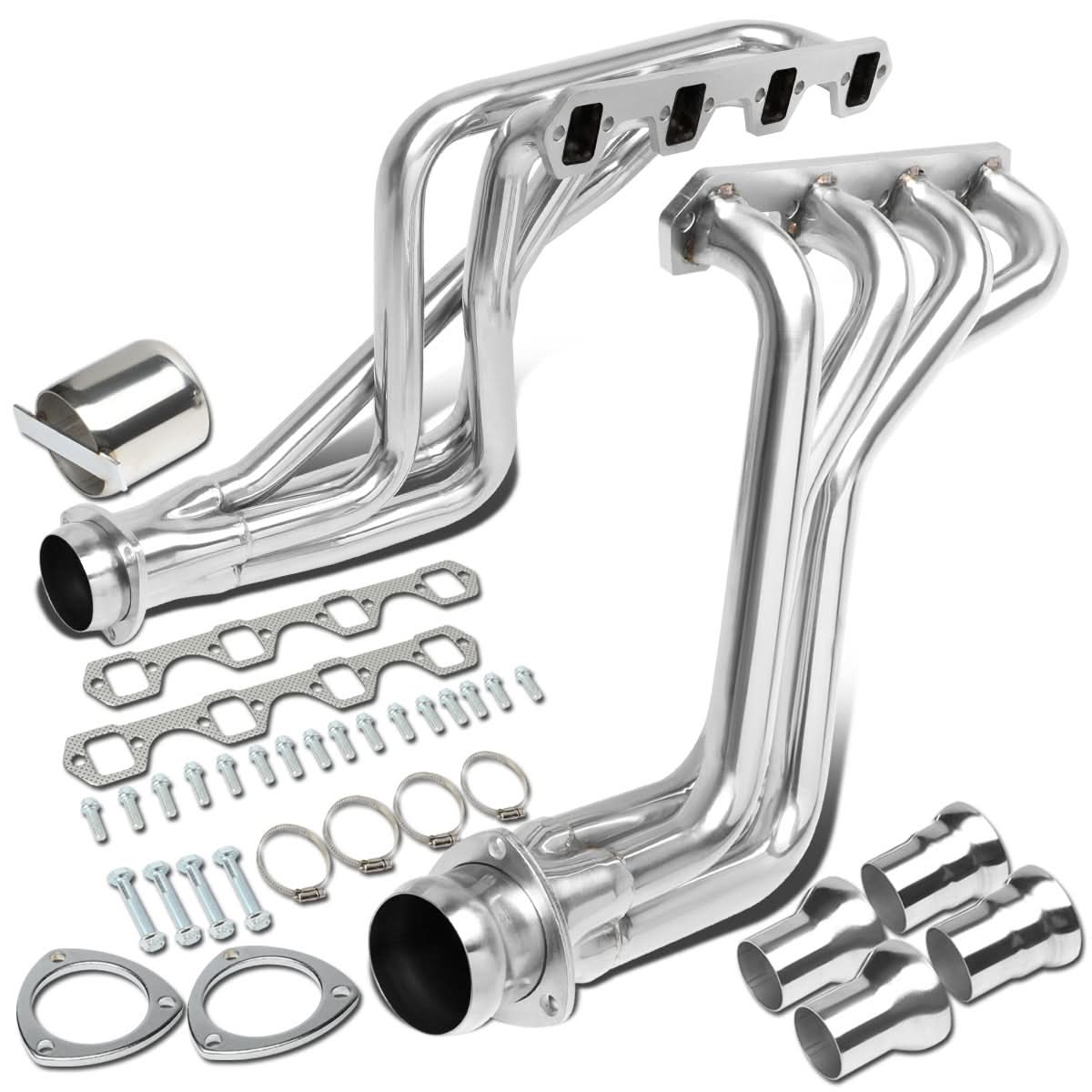 80-96 Ford F-150 F-250 F-350 Bronco Long Tube Header Stainless Steel