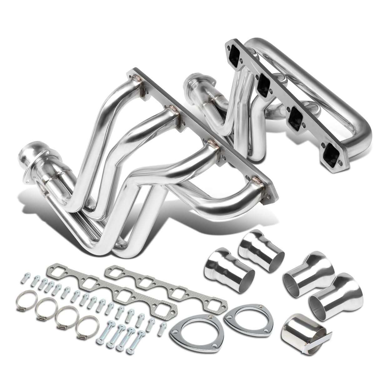 80-96 Ford F-150 F-250 F-350 Bronco Long Tube Header Stainless Steel