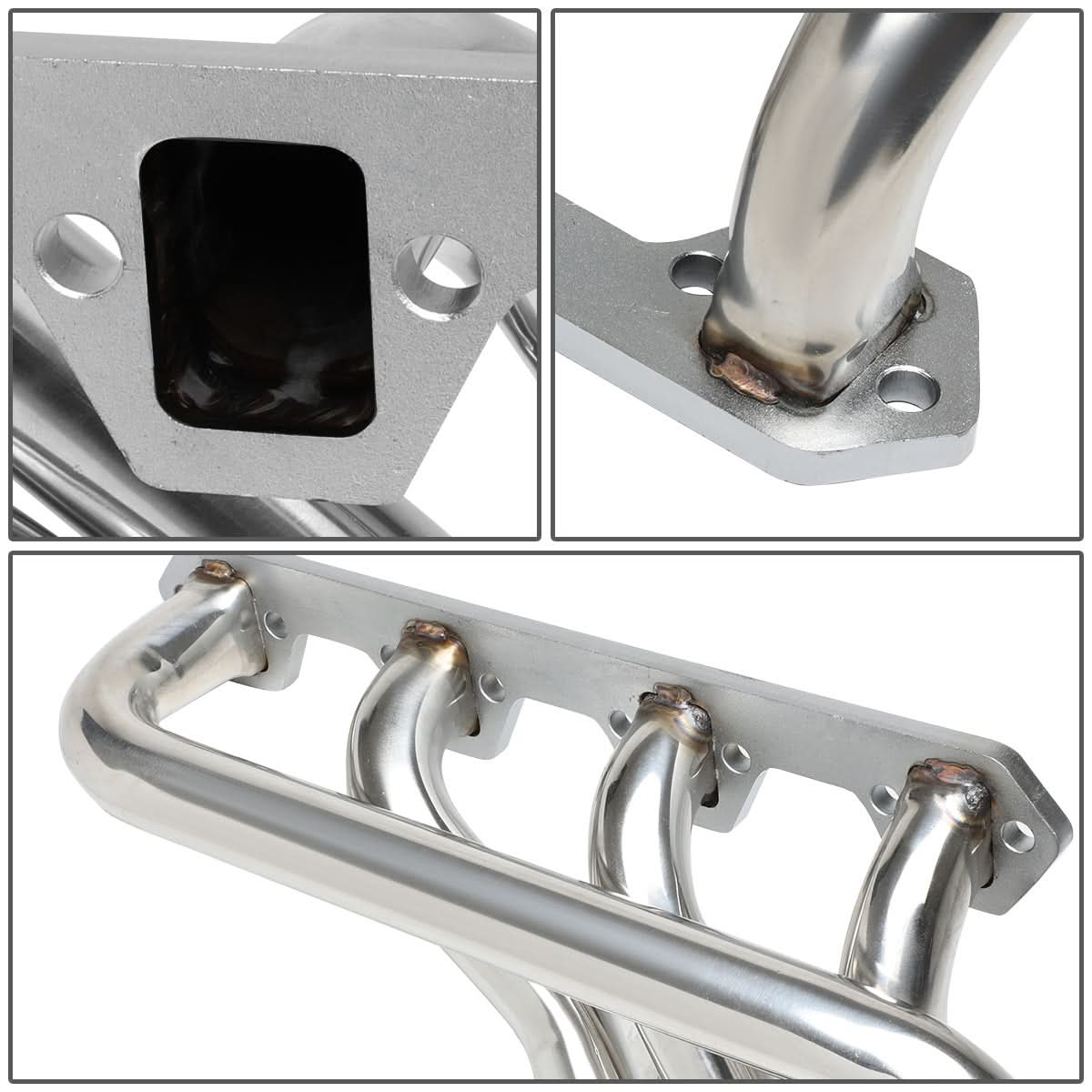 80-96 Ford F-150 F-250 F-350 Bronco Long Tube Header Stainless Steel