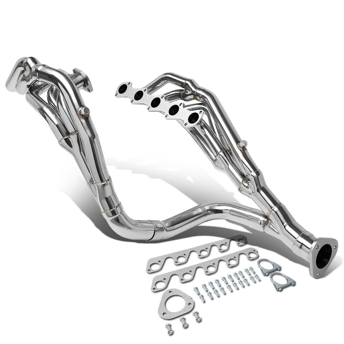 99-04 Ford F-250 SD F-350 SD 6.8L V10 Long Tube Header Stainless Steel