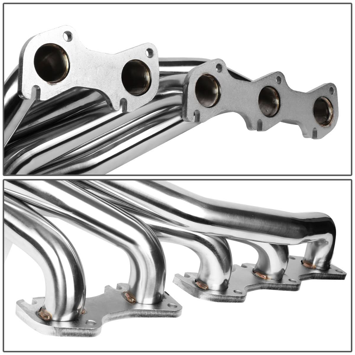 1999-2004 Ford F-250/F-350 6.8L V10 Mid Length Header Stainless Steel