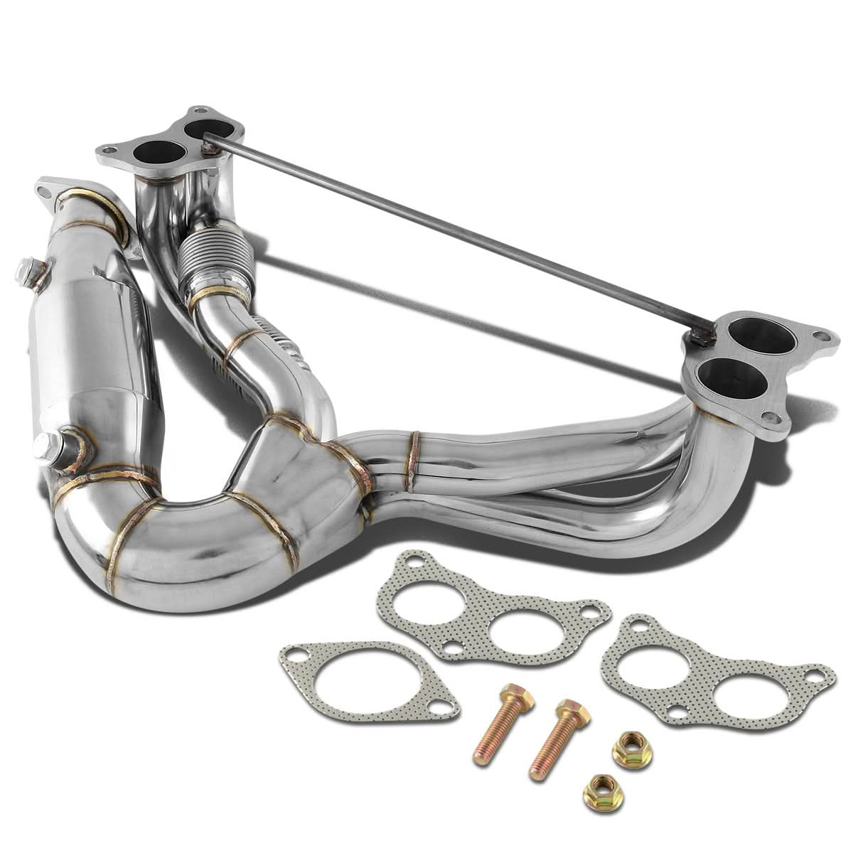 13-14 Subaru BRZ / Scion FR-S Header with High Flow Cat - Stainless Steel