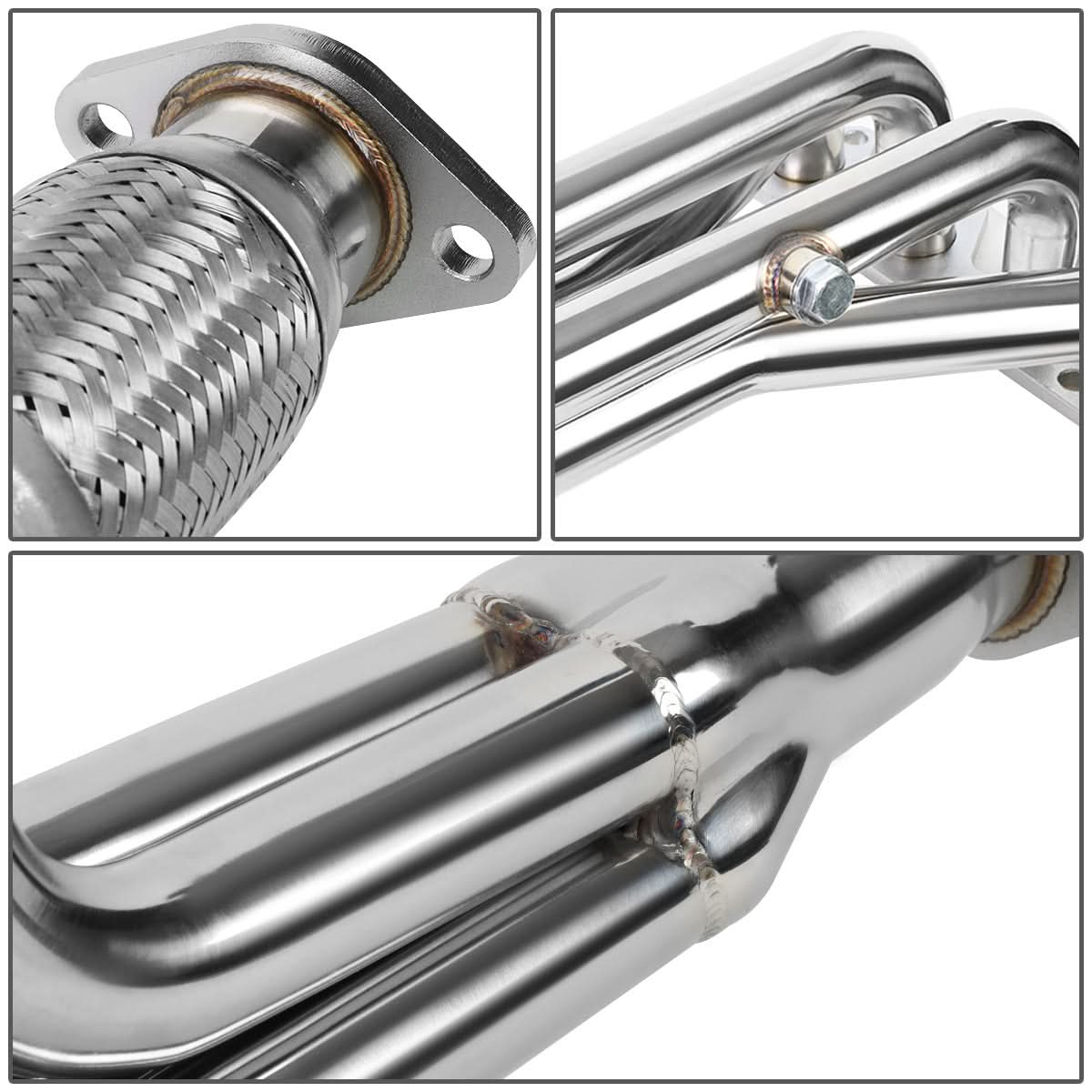 06-11 Hyundai Accent Header with Midpipe Stainless Steel
