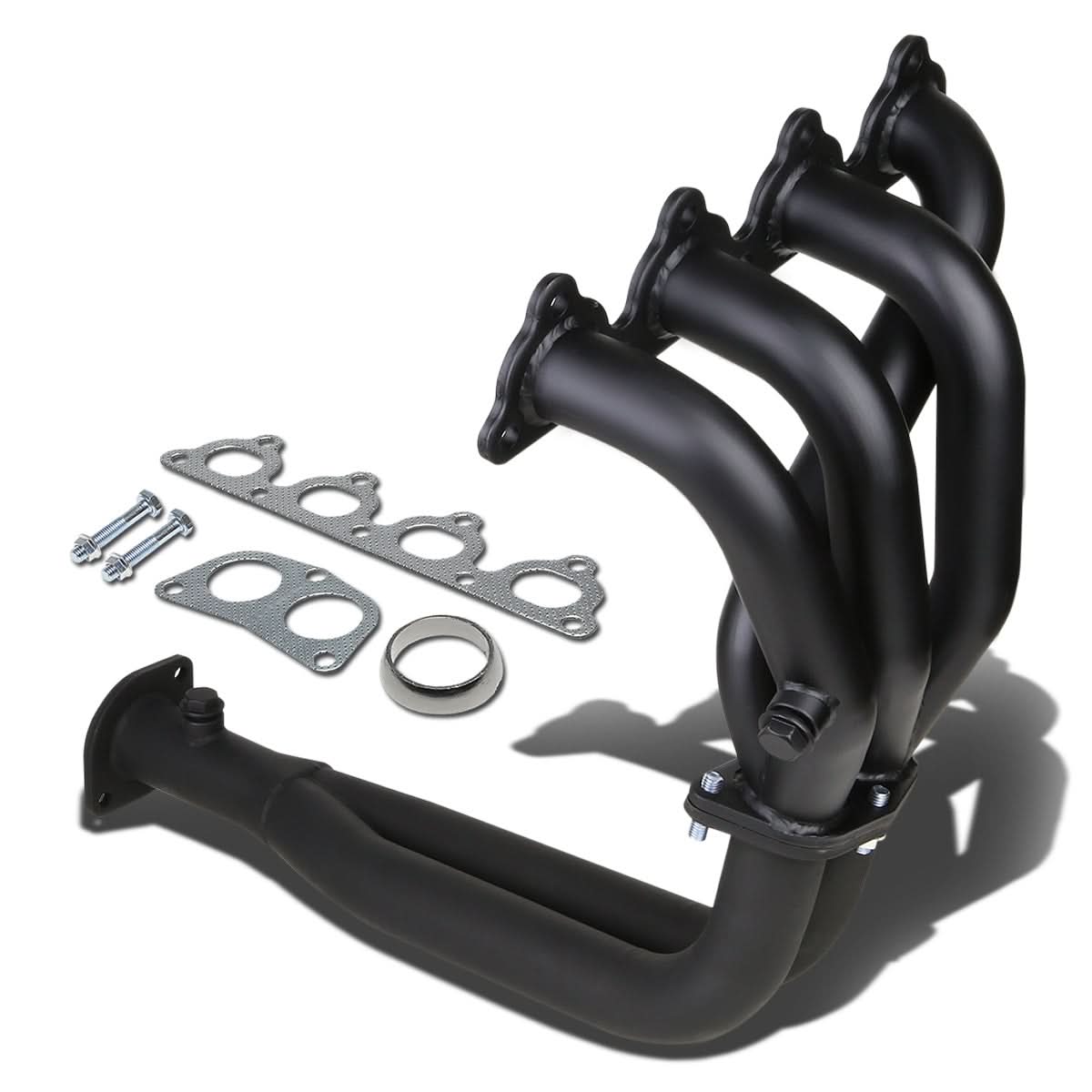 88-00 Honda Civic/Del Sol/CRX Header - Stainless Steel Black