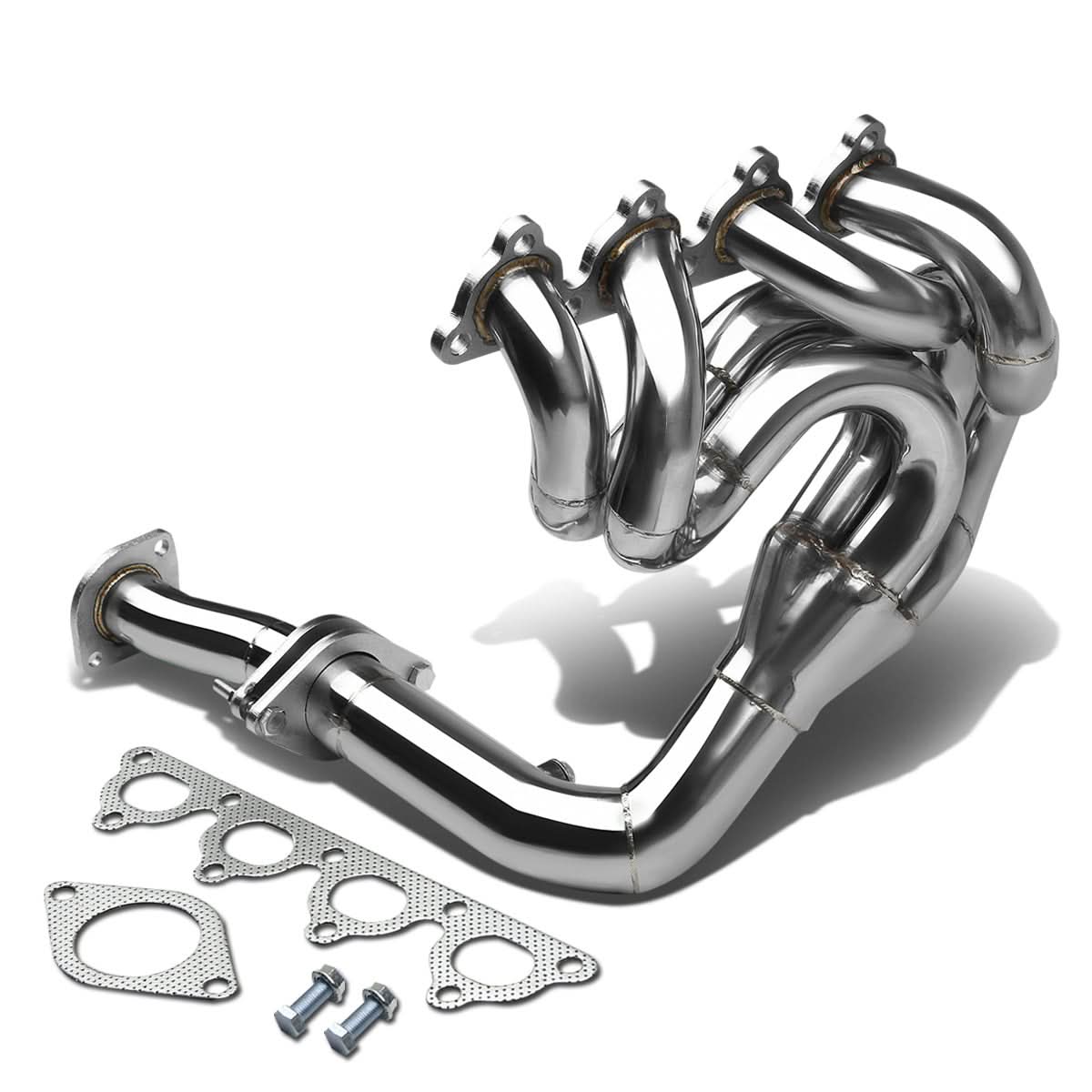 88-00 Honda Civic/Del Sol/CRX Drag Header +20HP Stainless Steel