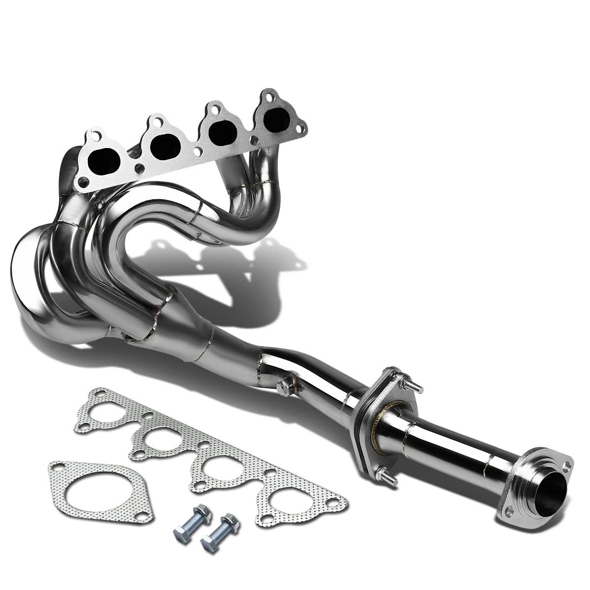 88-00 Honda Civic/Del Sol/CRX Drag Header +20HP Stainless Steel