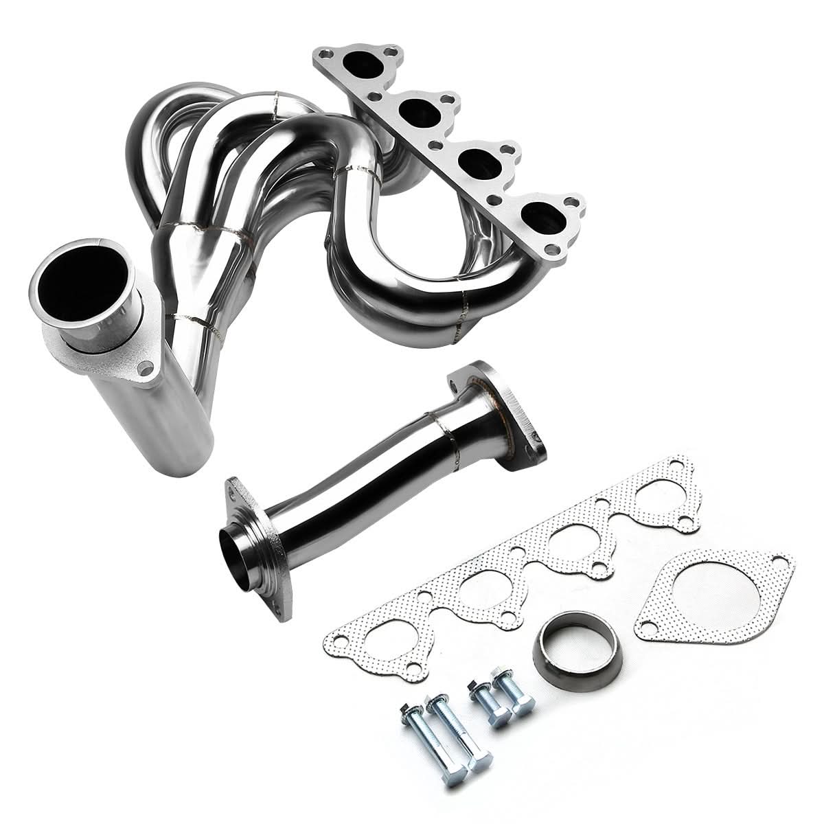88-00 Honda Civic/Del Sol/CRX Drag Header +20HP Stainless Steel