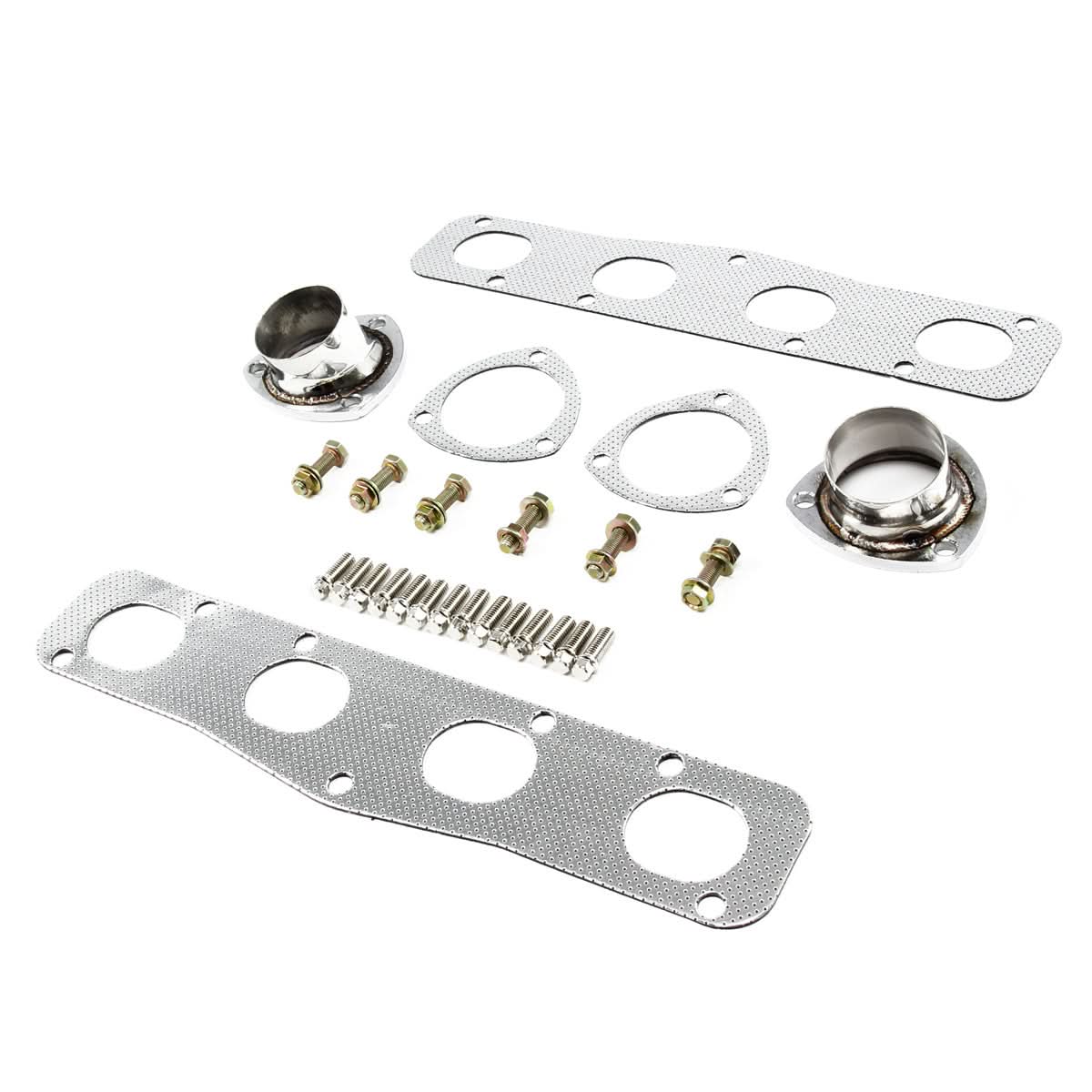 1951-1958 Dodge D-501 Hemi V8 Shorty Headers Stainless Steel