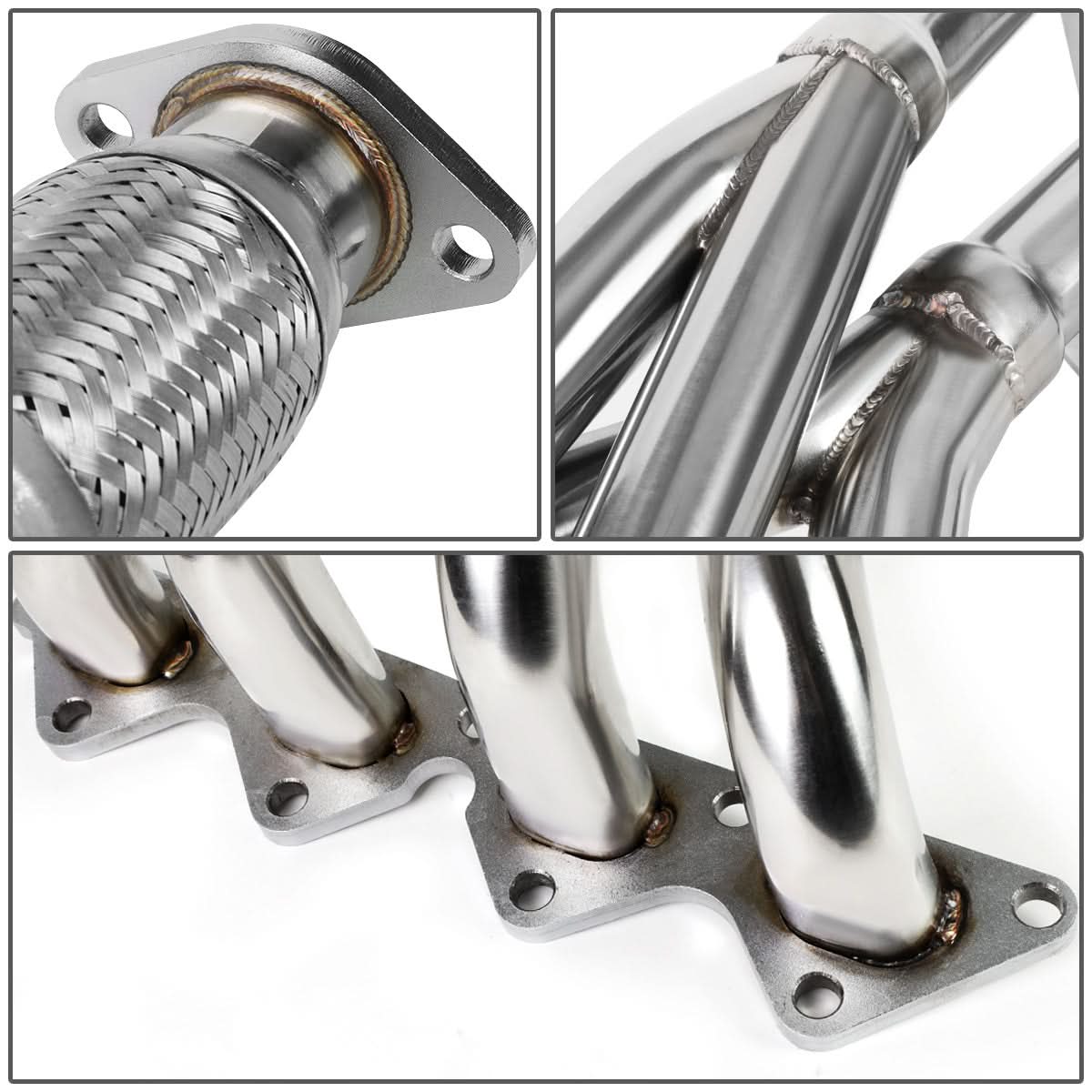 2002-2006 Hyundai Tiburon 2.0L 4-Cylinder Exhaust Header - Stainless Steel